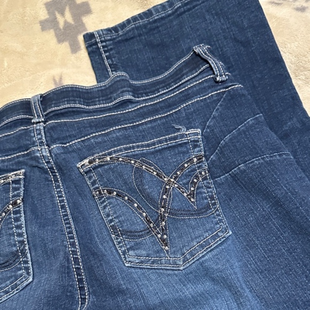 A125.   Wrangler Women's Boot Cut Jeans - Blue